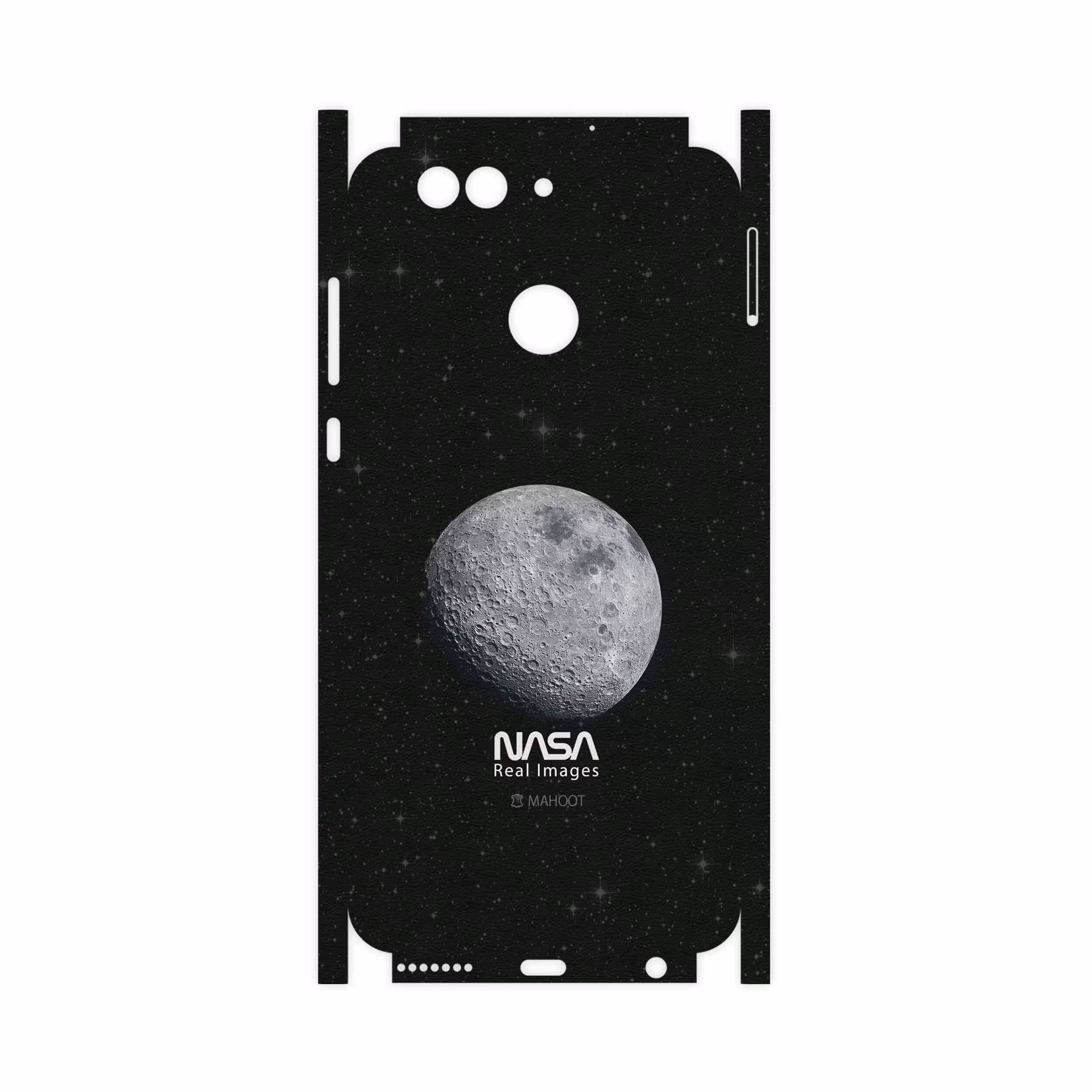 برچسب پوششی ماهوت مدل Moon-By-NASA-FullSkin مناسب برای گوشی موبایل هوآوی Nova 2 Plus