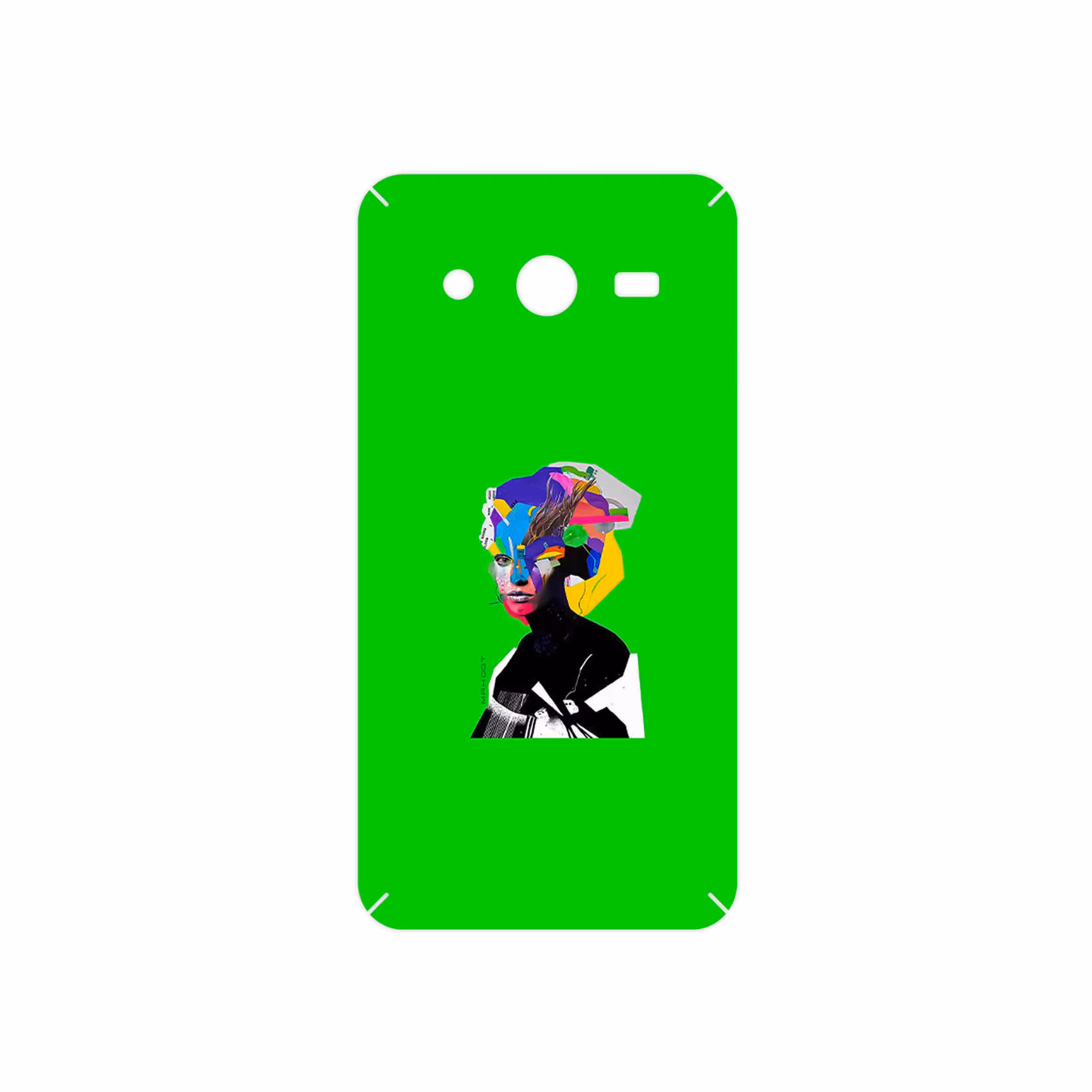 برچسب پوششی ماهوت مدل Collage of Women Portrait 3 مناسب برای گوشی موبایل سامسونگ Galaxy Core 2