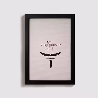 تابلو طرح فیلم V for Vendetta BL012