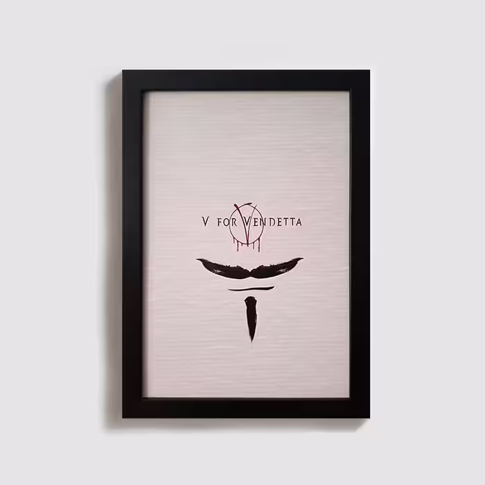 تابلو طرح فیلم V for Vendetta BL012