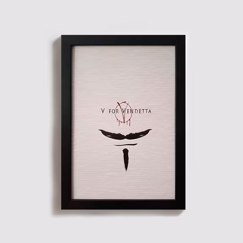 تابلو طرح فیلم V for Vendetta BL012