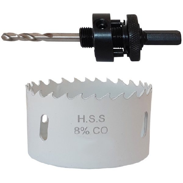 مته گردبر آهن کبالت مدل CO2-1089 سایز 89 میلی متر مجموعه دو عددی