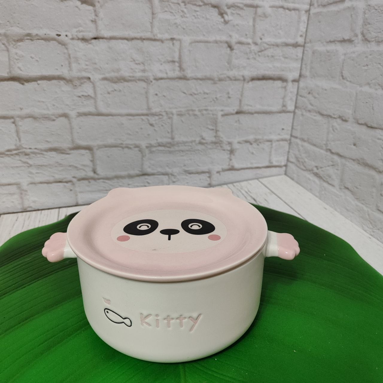 قابلمه سرامیکی صورتی