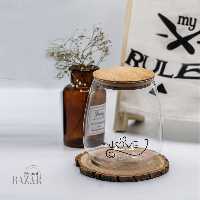 بانکه پیرکس بی وی کی مدل خمره ایی درب بامبو (دوسایز) 313103 – 313102