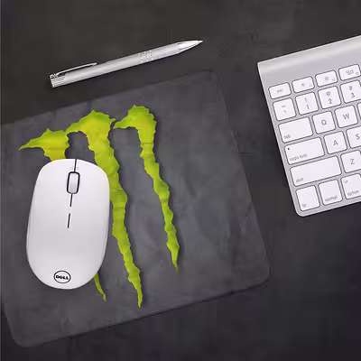 ماوس پد طرح monster کد 3593