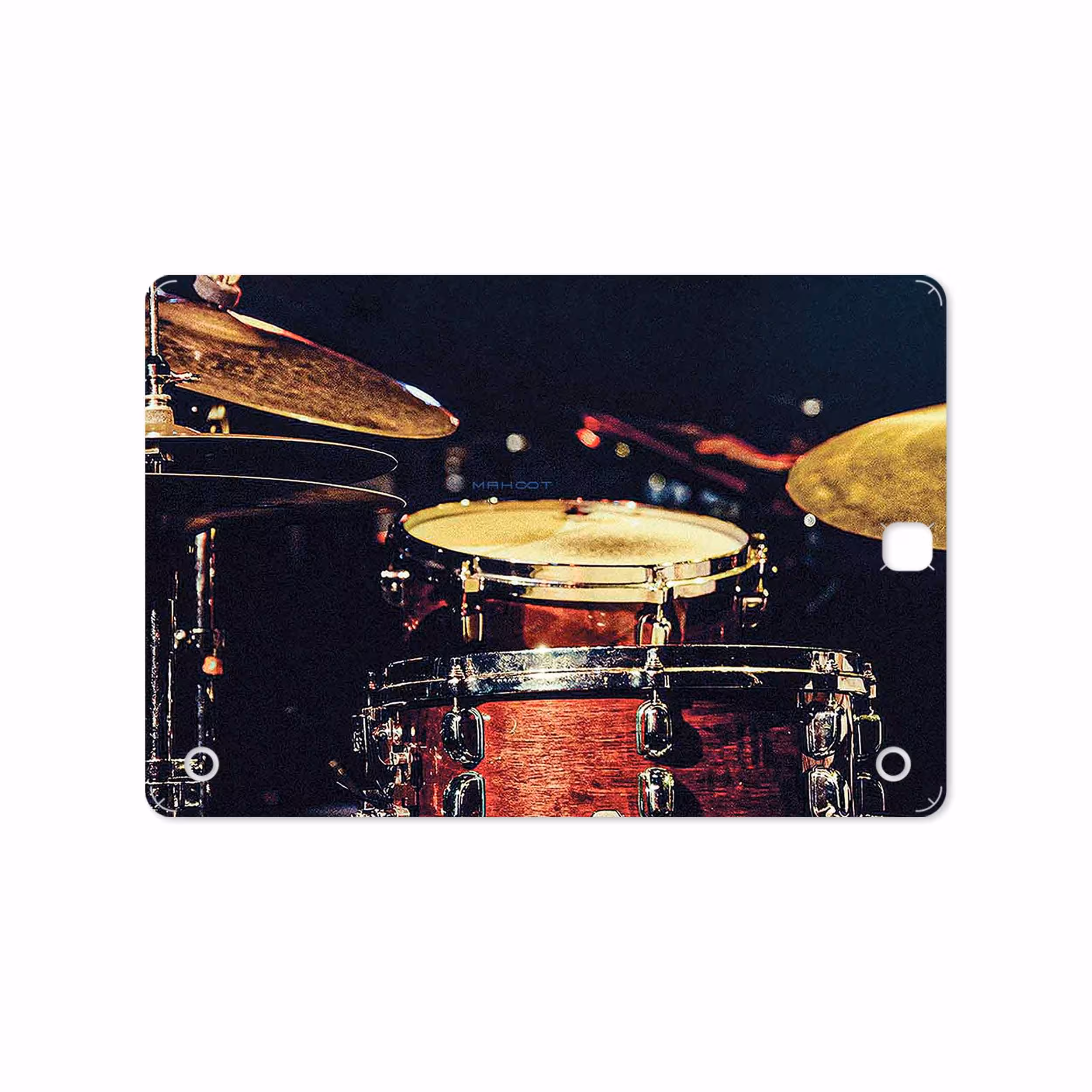 برچسب پوششی ماهوت مدل Drum Kit مناسب برای تبلت سامسونگ Galaxy Tab A 9.7 2015 T550