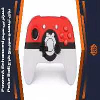 کنترلر بی سیم PowerA Enhanced مخصوص Nintendo Switch – طرح Poke Ball