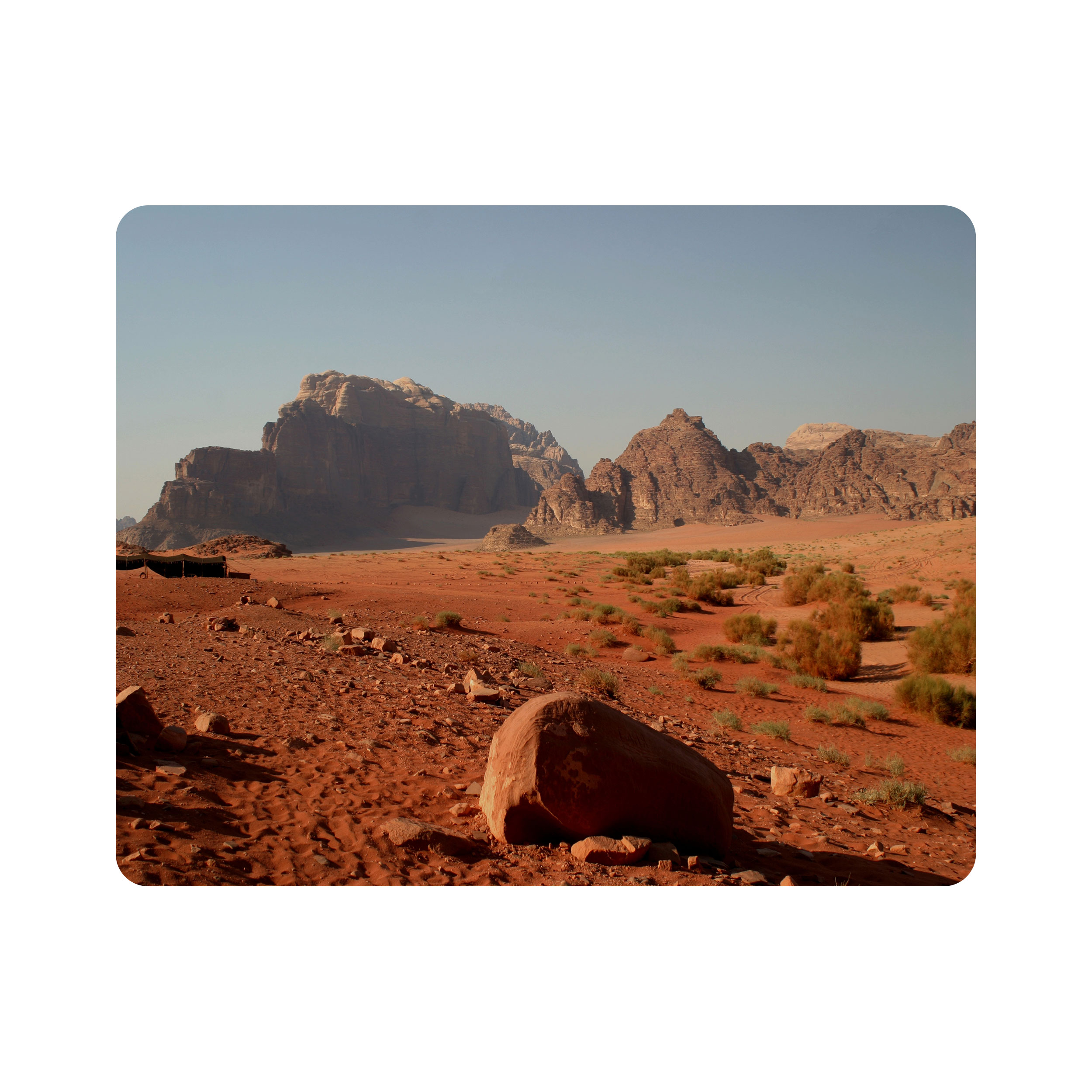 ماوس پد اطلس آبی طرح  بیابان و تپه  مدل T6917