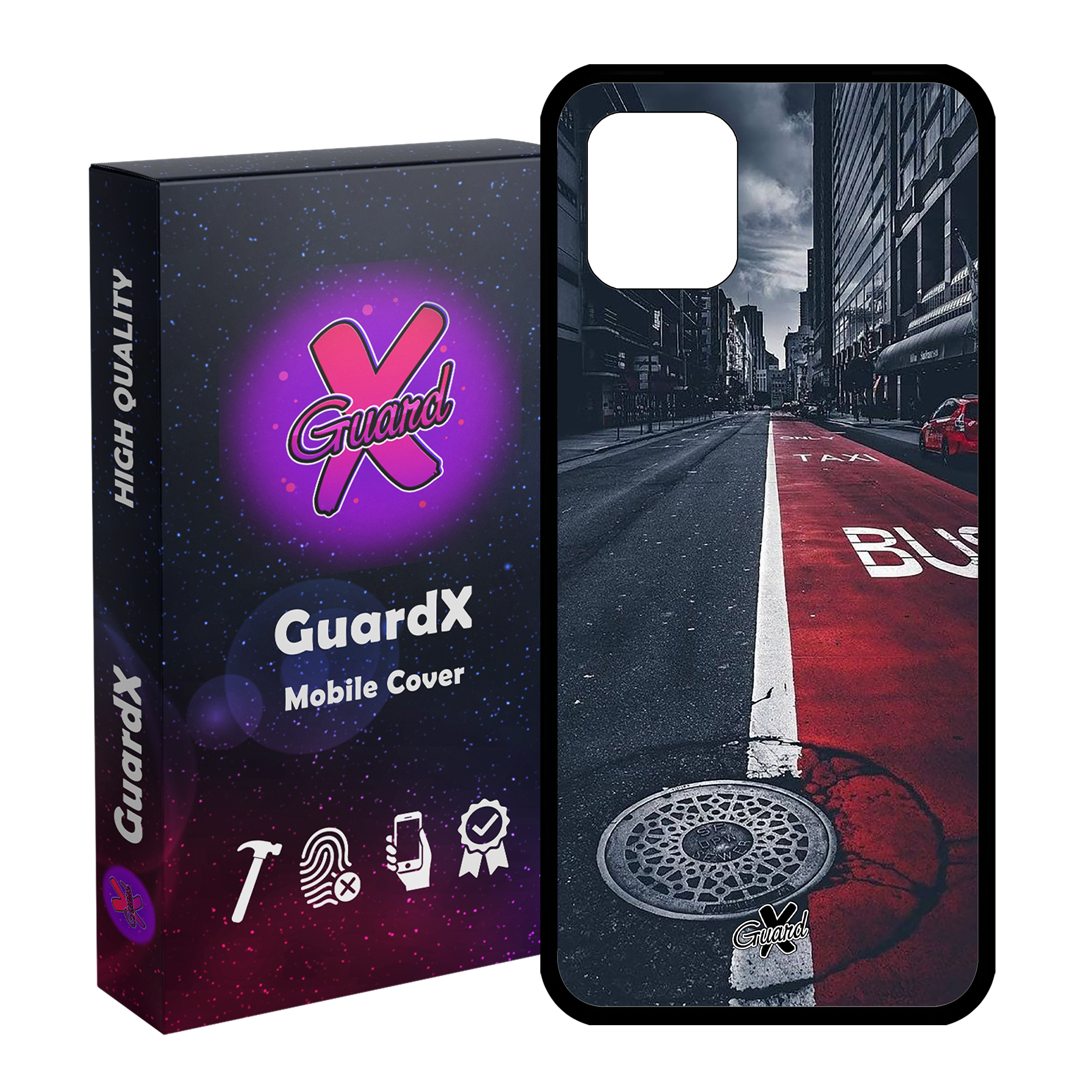 کاور گارد ایکس طرح Street مدل Glass10076 مناسب برای گوشی موبایل سامسونگ Galaxy Note 10 Lite