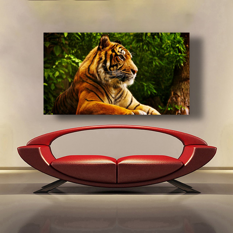 تابلو شاسی طرح ببر مدل 292 | دنیای قاب