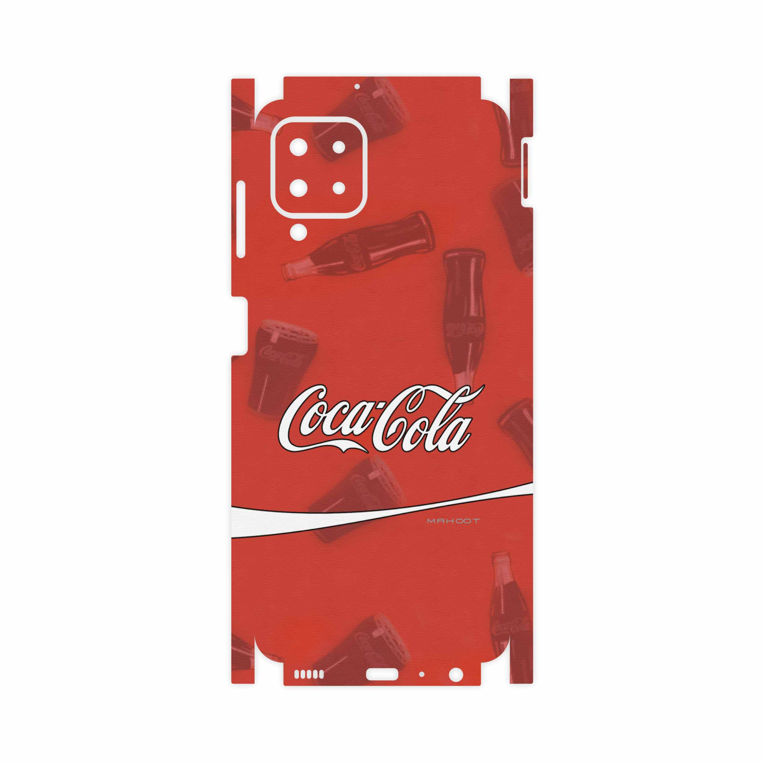 برچسب پوششی ماهوت مدل Coca-Cola-Logo-FullSkin مناسب برای گوشی موبایل سامسونگ Galaxy A22 4G