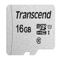 کارت حافظه microSDHC ترنسند مدل 300S کلاس 10 استاندارد UHS-I U1 سرعت 95MBps ظرفیت 16 گیگابایت