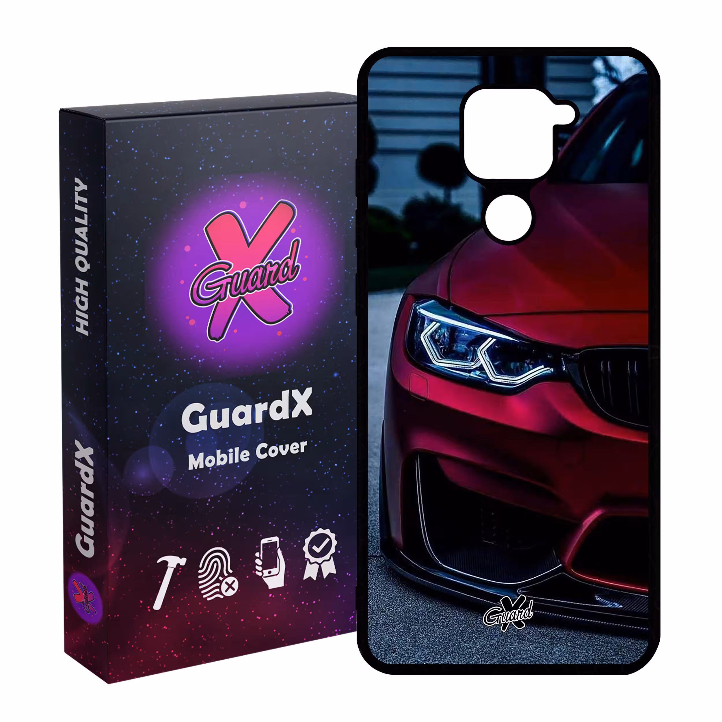 کاور گارد ایکس طرح BMW مدل Glass10298 مناسب برای گوشی موبایل شیائومی Redmi Note 9