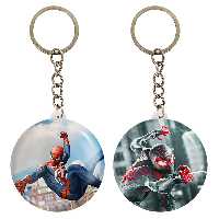 جاکلیدی خندالو مدل مرد عنکبوتی کد 1316813158 مجموعه 2 عددی