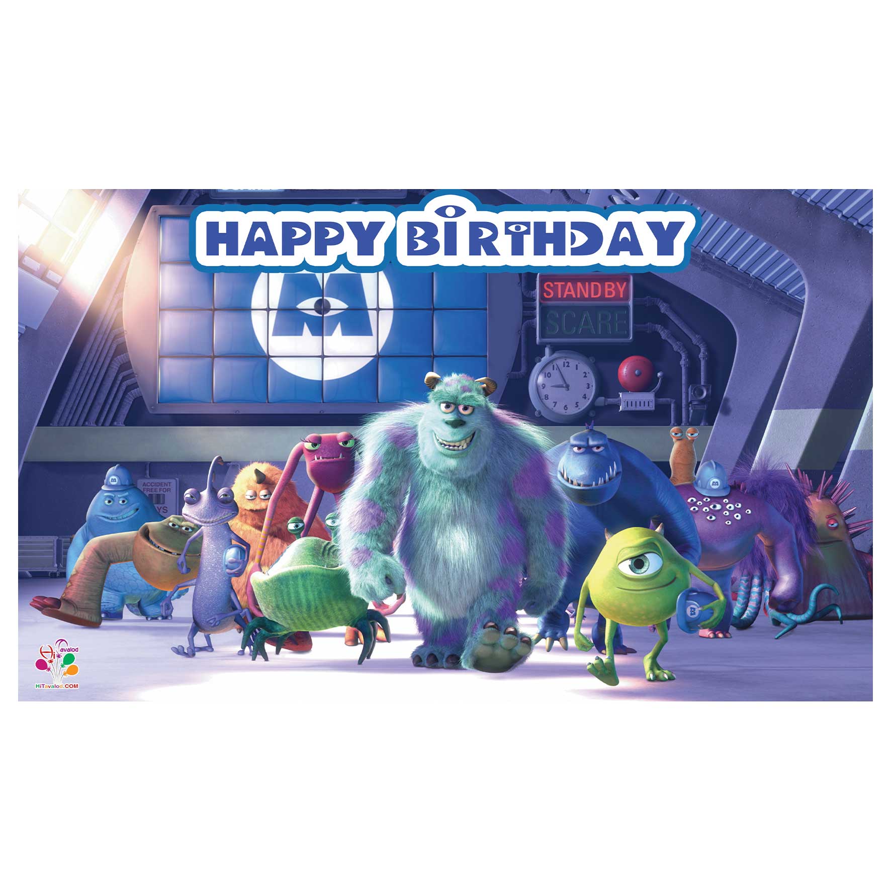 بنر تولد طرح دانشگاه هیولاها کد 028