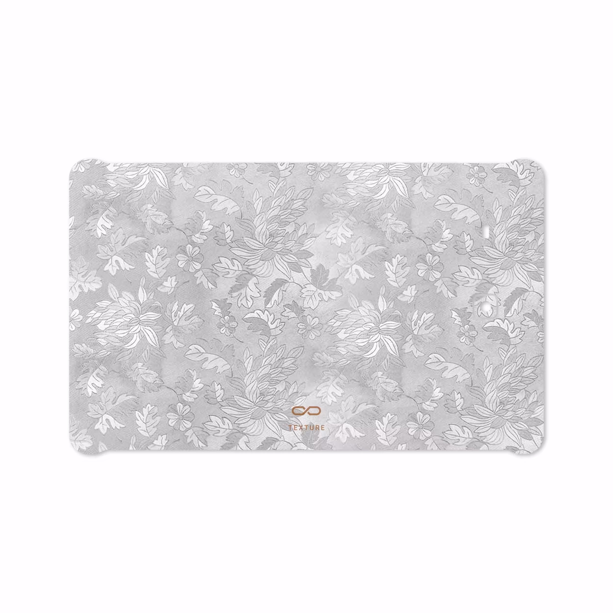 برچسب پوششی ماهوت مدل Silver-Wildflower مناسب برای تبلت سامسونگ Galaxy Tab E 9.6 2015 T560