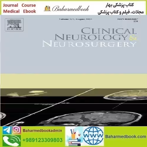 Clinical Neurology and Neurosurgery Volume 188 to 199 2020 T