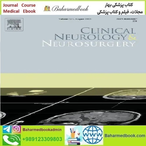 Clinical Neurology and Neurosurgery Volume 188 to 199 2020 T