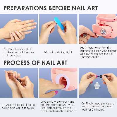 ست اسباب بازی لوازم آرایشی طرح خرگوش مدل استمپر ناخن