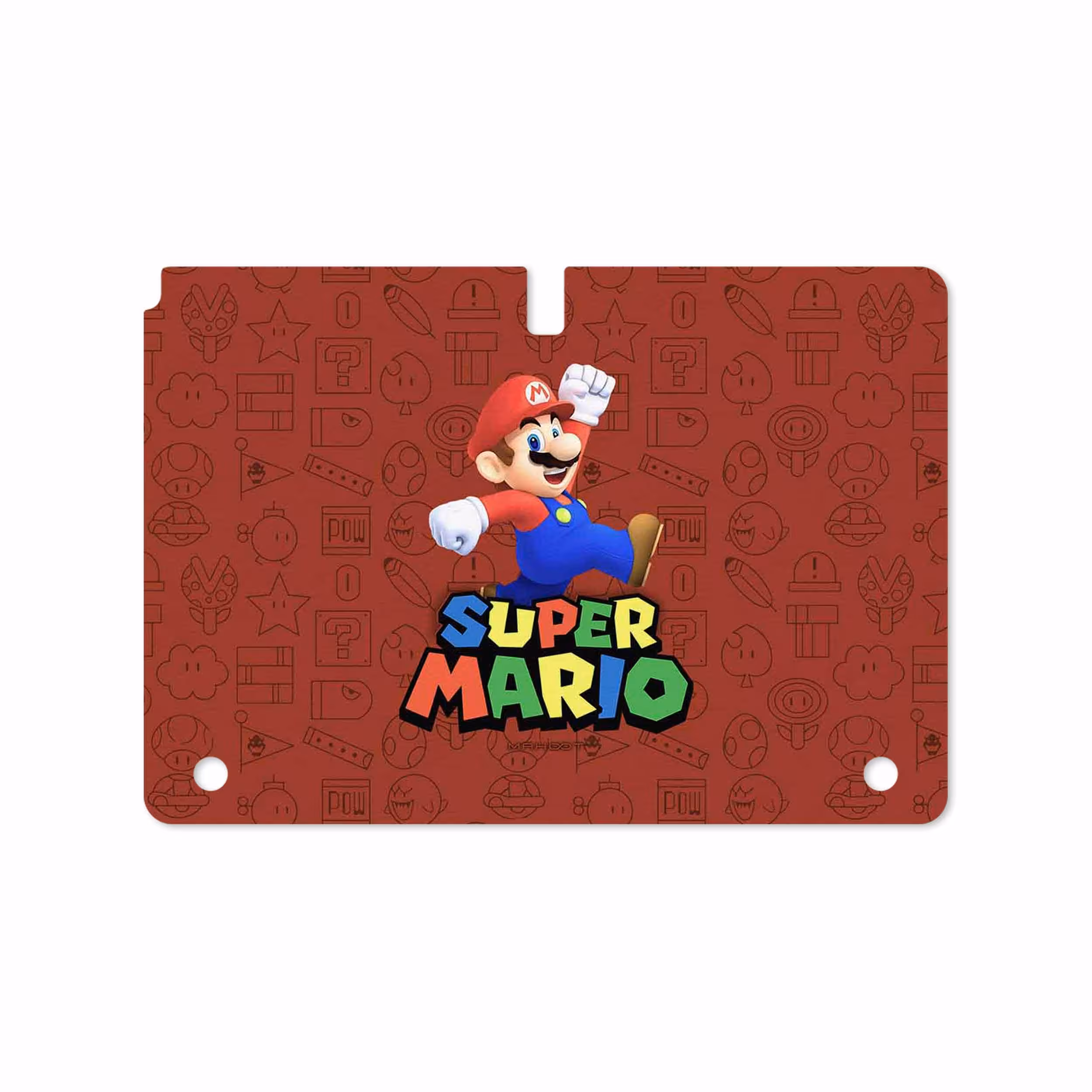 برچسب پوششی ماهوت مدل Super-Mario-Game مناسب برای تبلت سامسونگ Galaxy Note 10.1 2012 N8010