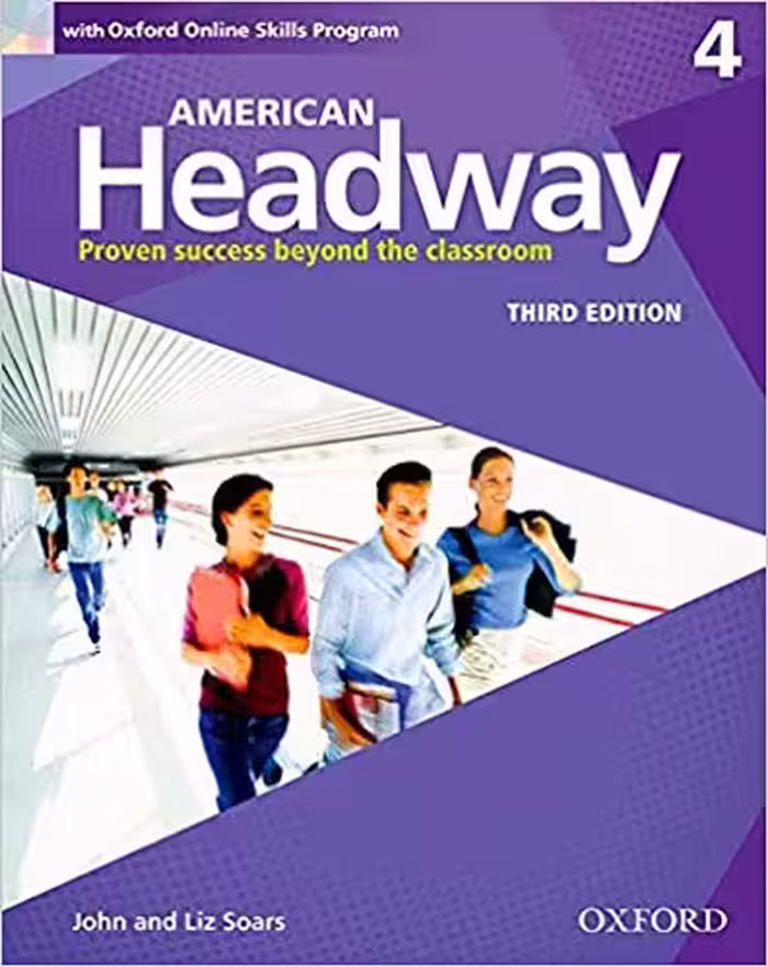 American Headway 4 3rd کتاب امریکن هدوی 4