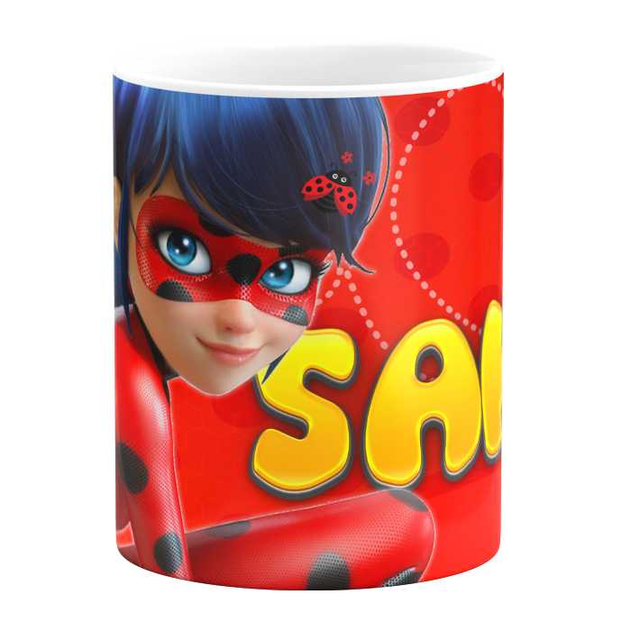 ماگ طرح دختر کفشدوزکی مدل ساحل