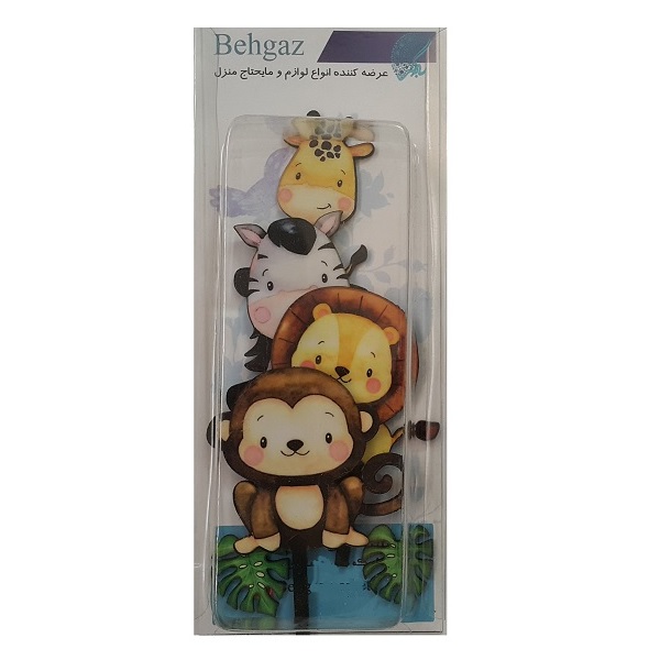 ابزار تزیین کیک بهگز مدل باغ وحش مجموعه 6 عددی