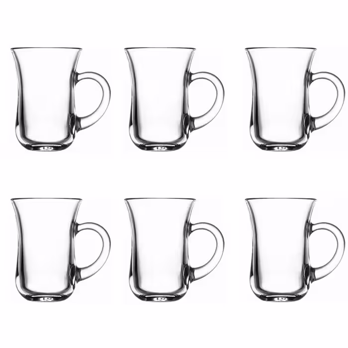 استکان پاشاباغچه سری Keyif کد55411 بسته 6 عددی