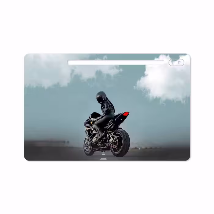 برچسب پوششی ماهوت مدل Motorcycling مناسب برای تبلت سامسونگ Galaxy Tab S6 2019 SM-T865