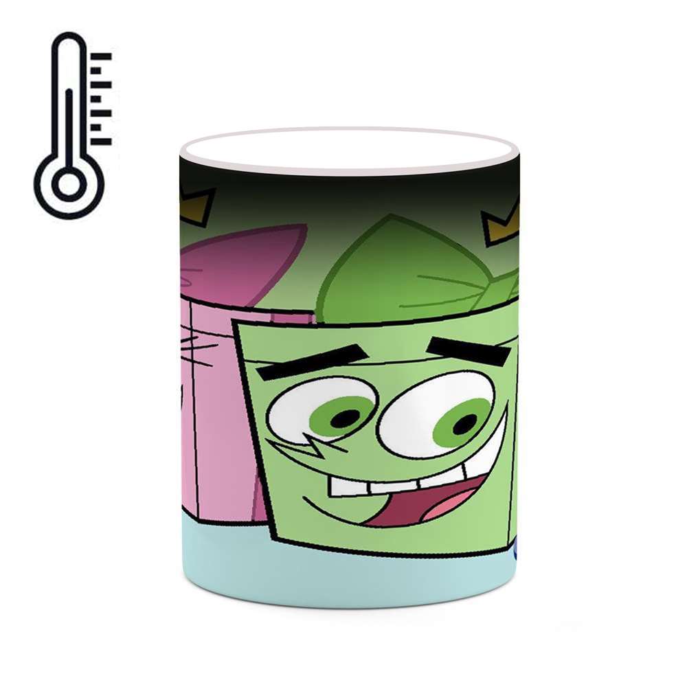 ماگ حرارتی کاکتی طرح کارتون The Fairly OddParents مدل mgh23407