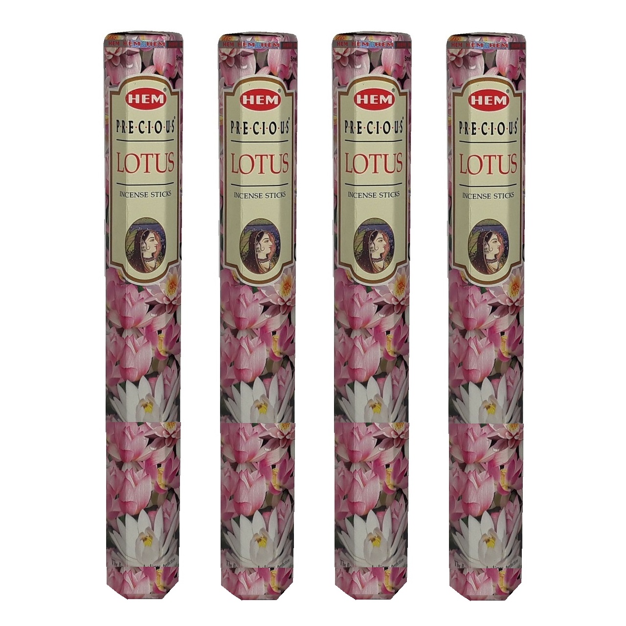 عود هم مدل Lotus مجموعه چهار عددی بسته 20 عددی