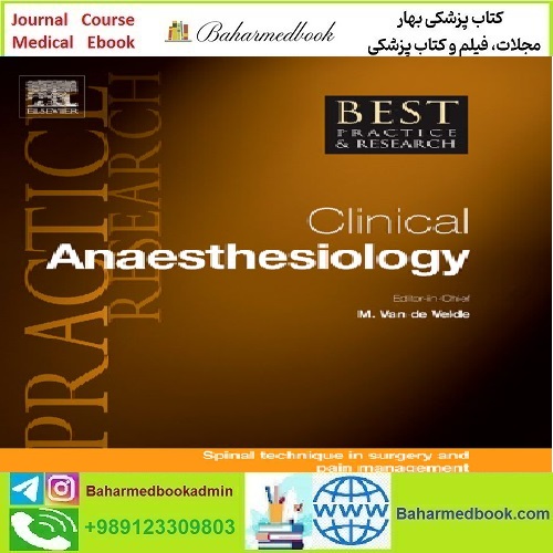 Best Practice & Research Clinical Anaesthesiology Volume