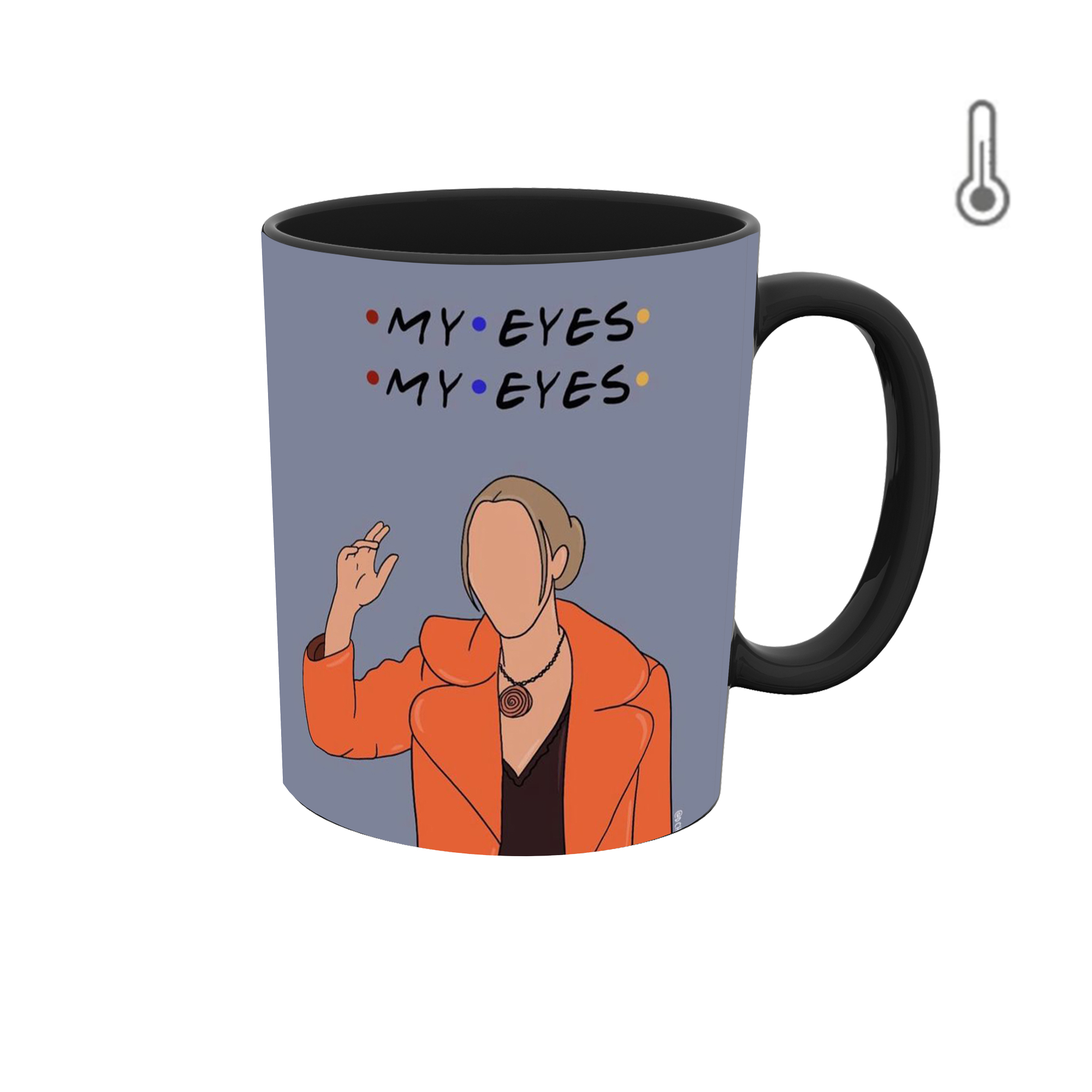 ماگ حرارتی طرح فیبی سریال فرندز 