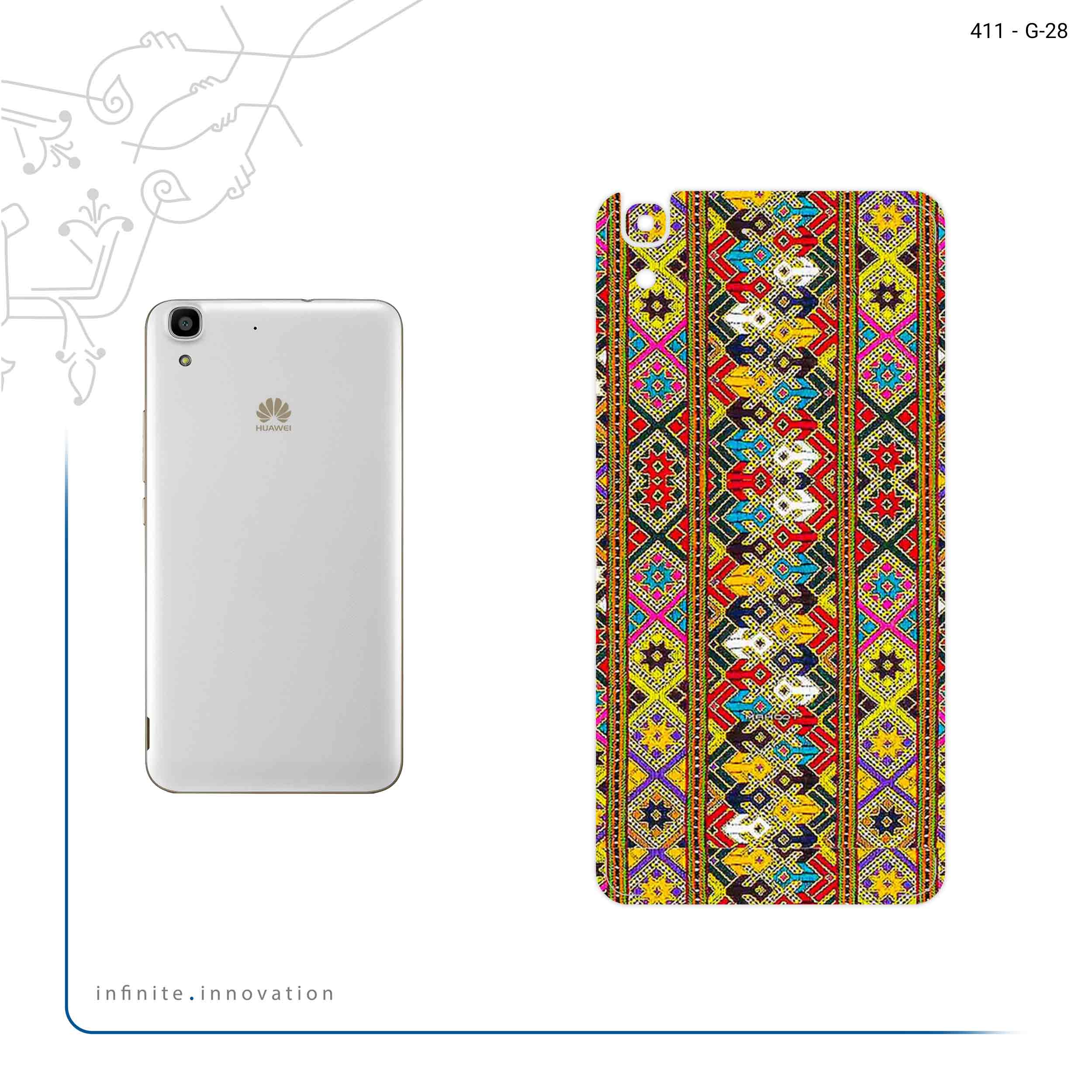 برچسب پوششی ماهوت مدل SISTAN Needlework 2 مناسب برای گوشی موبایل هوآوی Y6