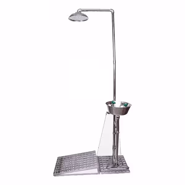 دوش و چشم شوی پدالی تمام استنلس استیل مدل 450-502 PSS