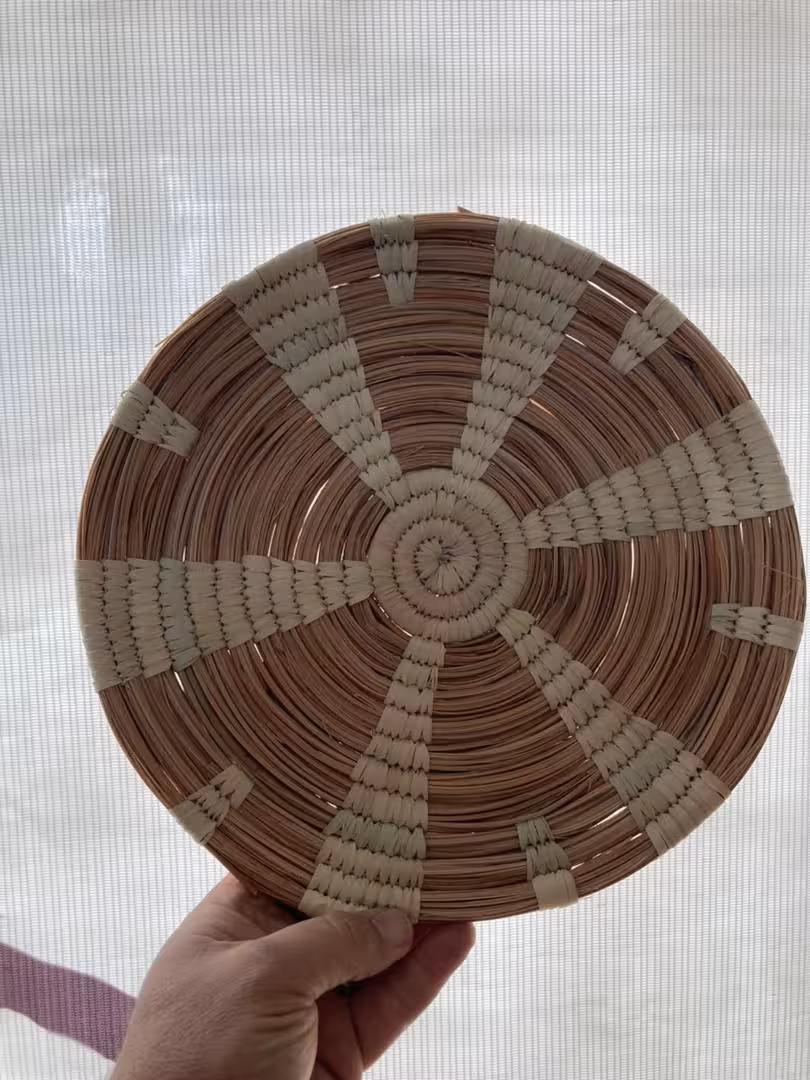دیوارکوب حصیری کد8