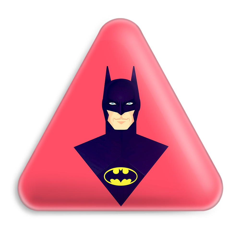 پیکسل خندالو طرح بتمن مدل مثلثی کد 10275