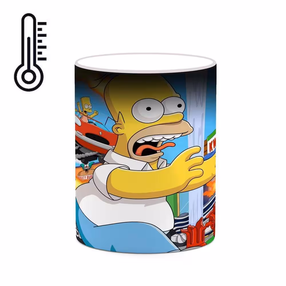 ماگ حرارتی کاکتی طرح کارتون سیمپسون مدل mgh23700