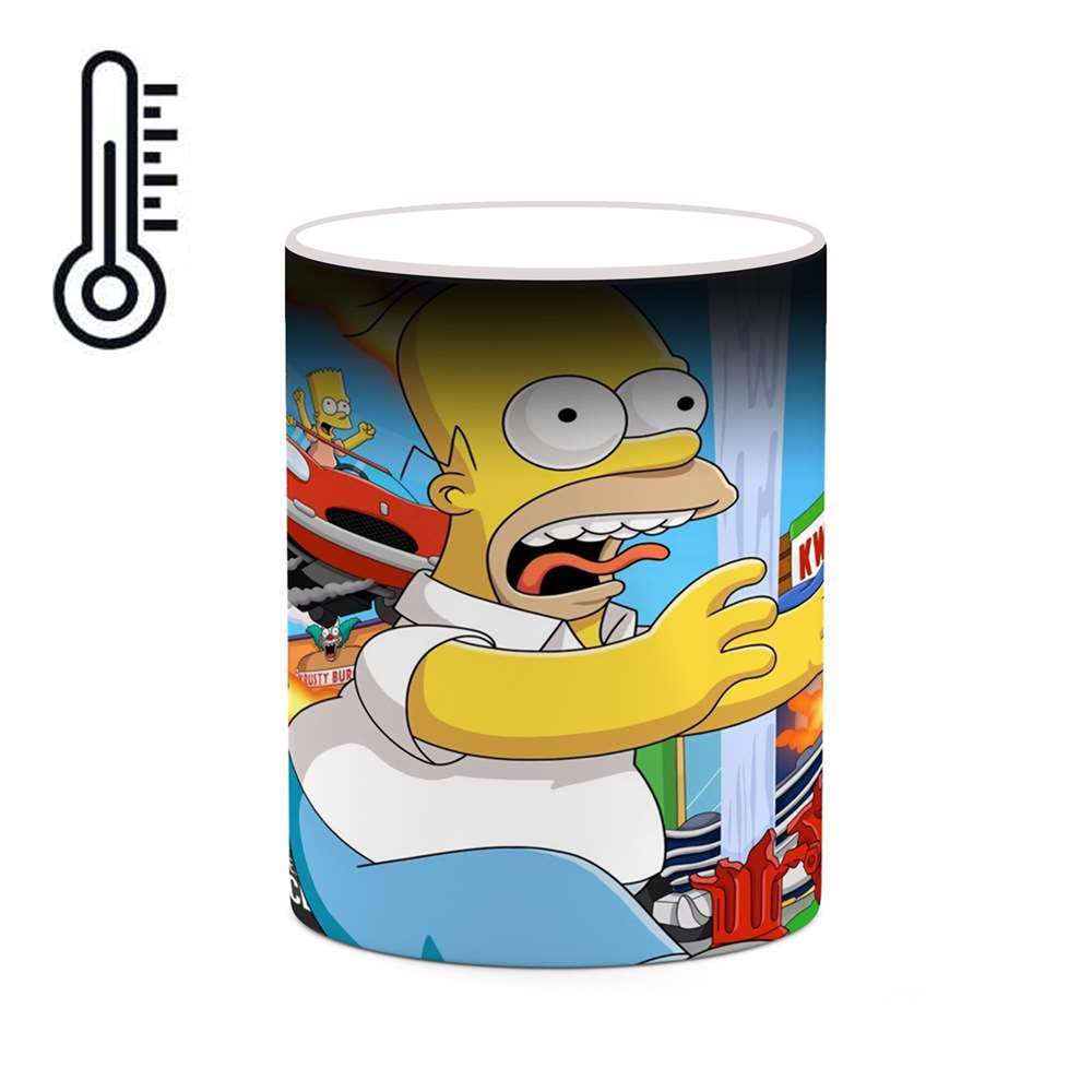 ماگ حرارتی کاکتی طرح کارتون سیمپسون مدل mgh23700