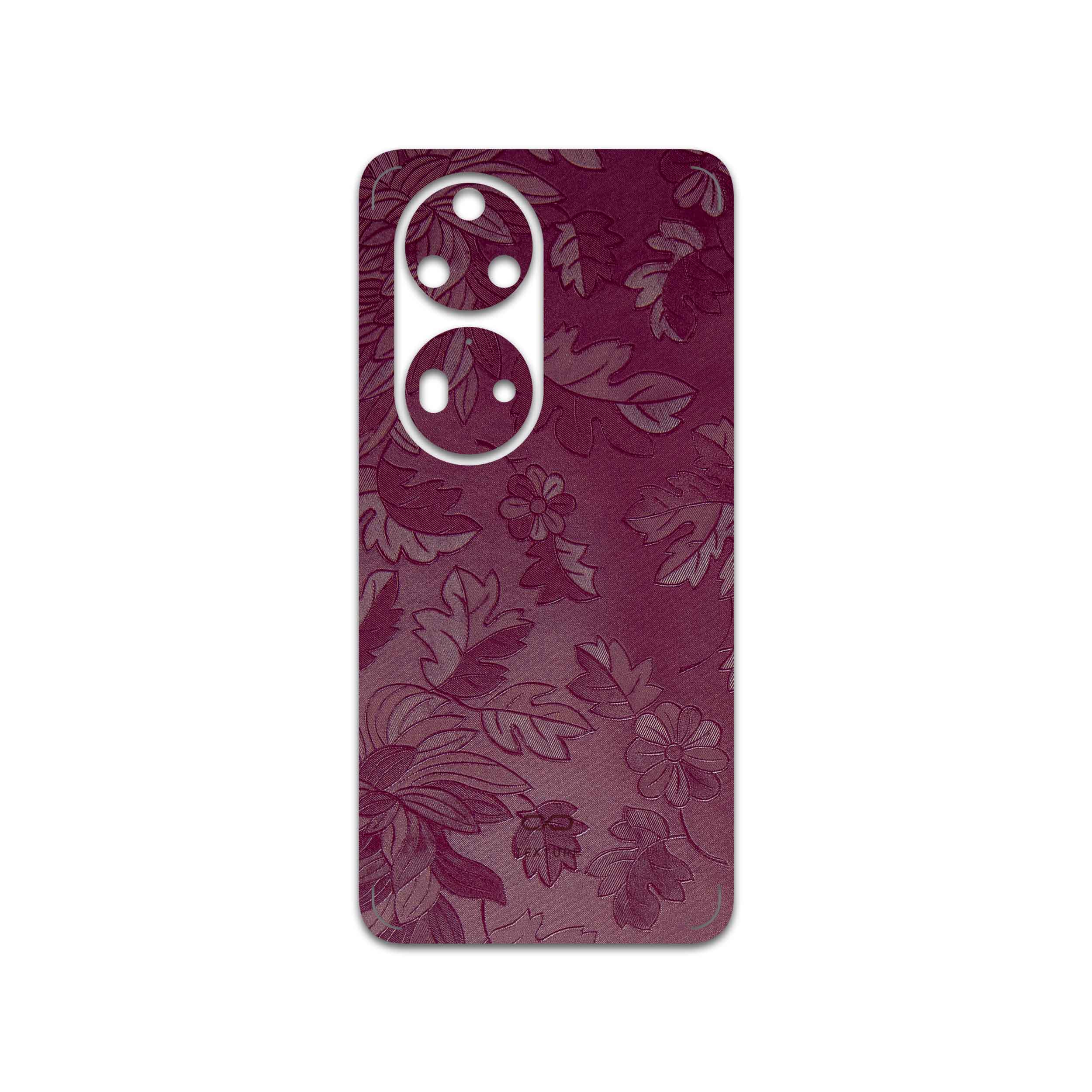 برچسب پوششی ماهوت مدل Red-Wildflower مناسب برای گوشی موبایل هوآوی P50 Pro