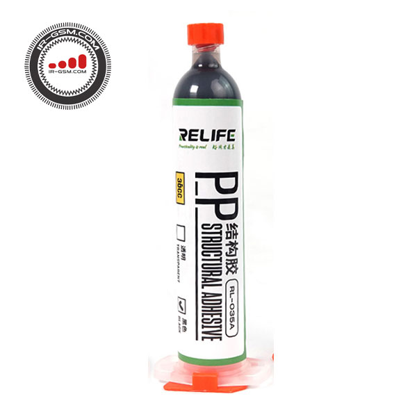 چسب درب پشت و فریم ال سی دی مشکی ریلایف RELIFE RL035A 30cc