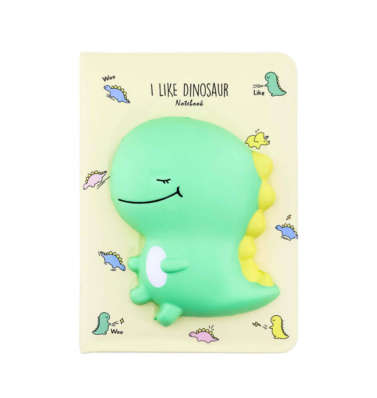دفتر جلد چرم اسکويشی طرح دايناسور