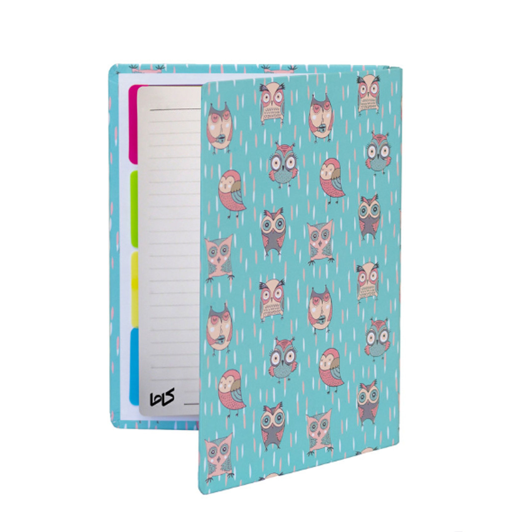 دفتر کلاسوری کاما طرح جغد مدل ساده  100 برگ