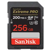 کارت حافظه SDXC سن دیسک مدل Extreme Pro V30 کلاس 10 استاندارد UHS-I U3 سرعت 200MB/s ظرفیت 256 گیگابایت