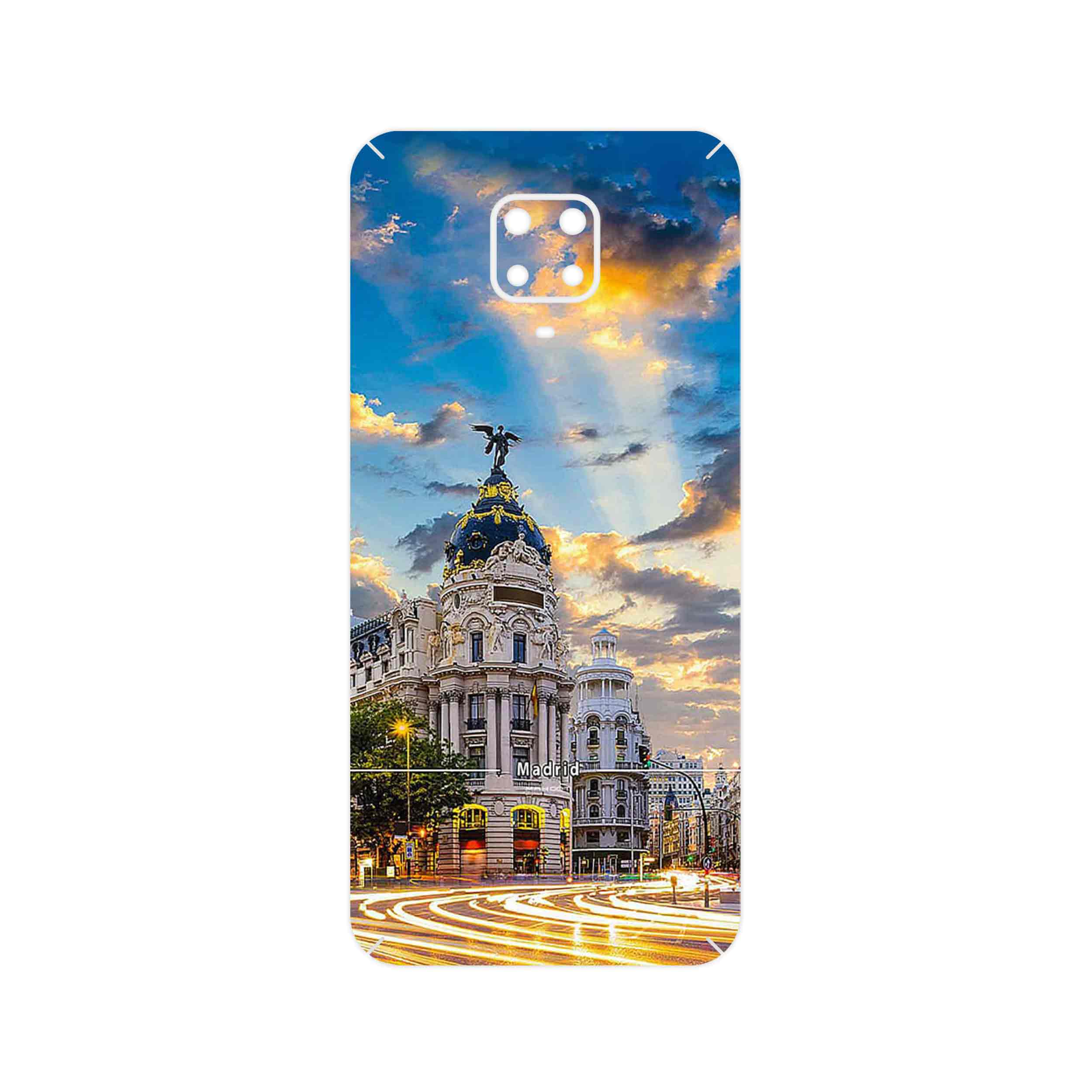 برچسب پوششی ماهوت مدل City of Madrid مناسب برای گوشی موبایل شیائومی Redmi Note 9 Pro