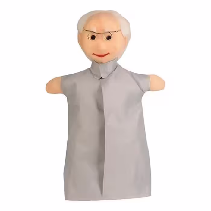 عروسک نمایشی مدل مشاغل کلبه عروسکی مجموعه 4 عددی