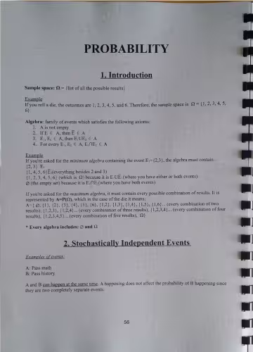 خرید و دانلود نسخه کامل کتاب Applied math. Part 1: Probability