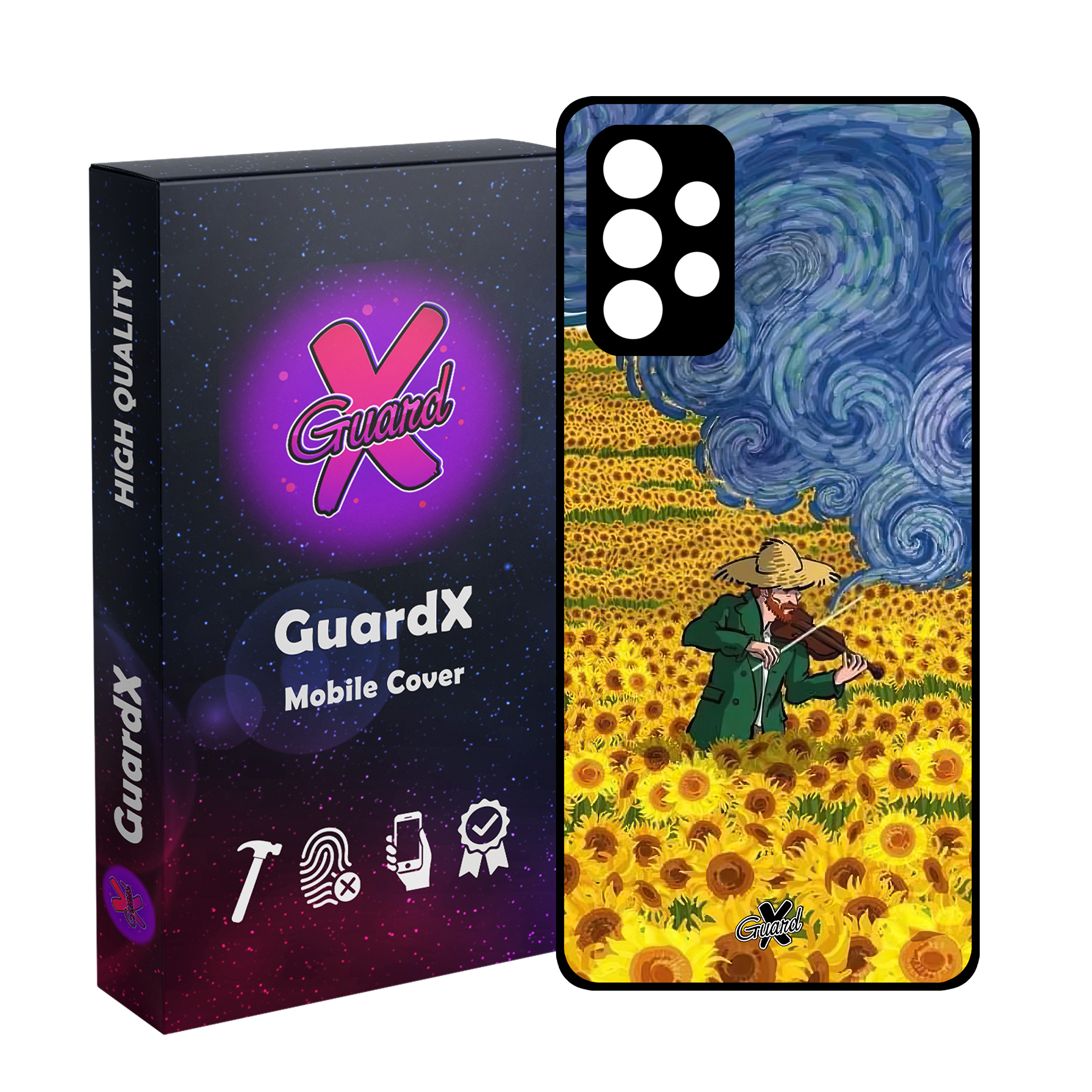 کاور گارد ایکس طرح Art مدل Glass10580 مناسب برای گوشی موبایل سامسونگ Galaxy A52/A52S