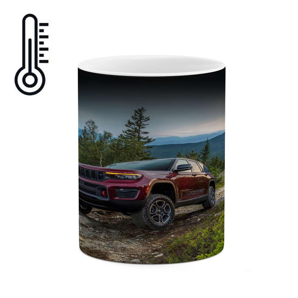 ماگ حرارتی کاکتی طرح ماشین مدل mgh15631