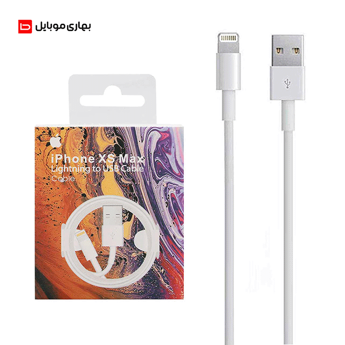 خرید و قیمت کابل شارژ آیفون مدل iphone Xs Max - بهاری موبایل